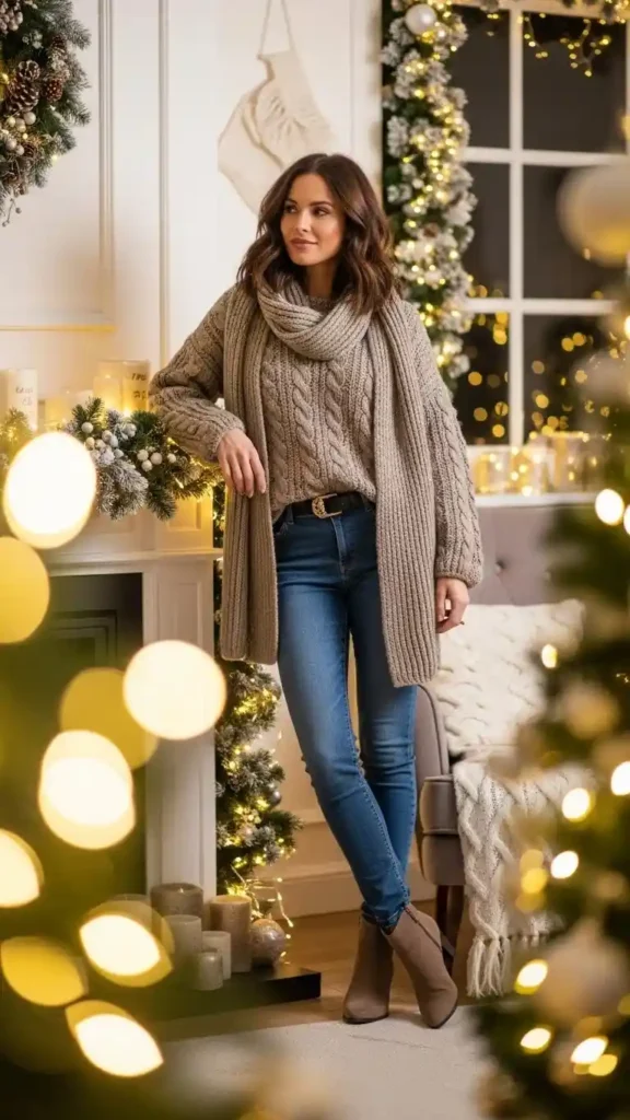 chunky-knit-sweater-with-skinny-jeans