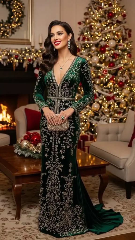 glamorous-christmas-night-outfits