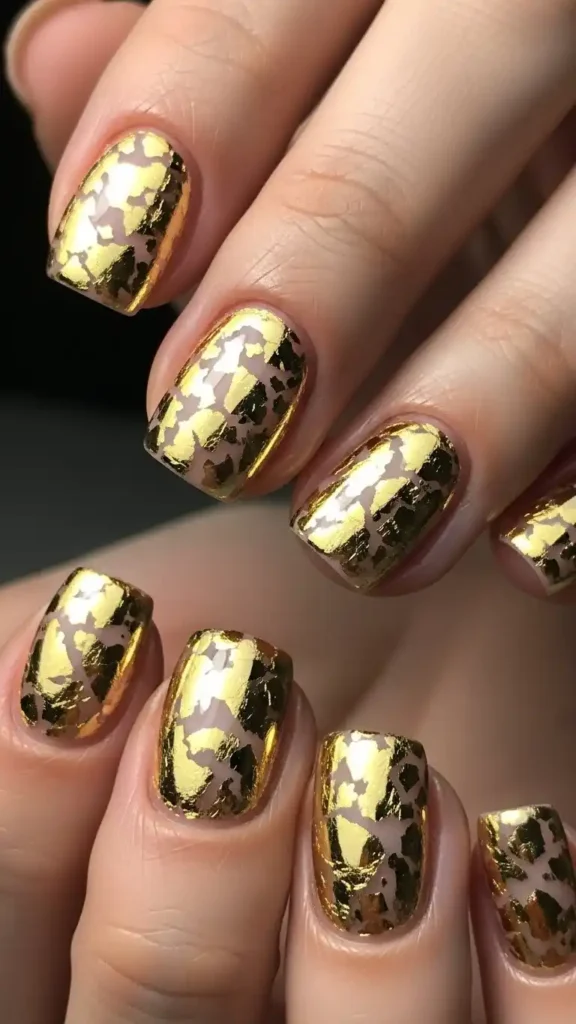 gold-foil-nails