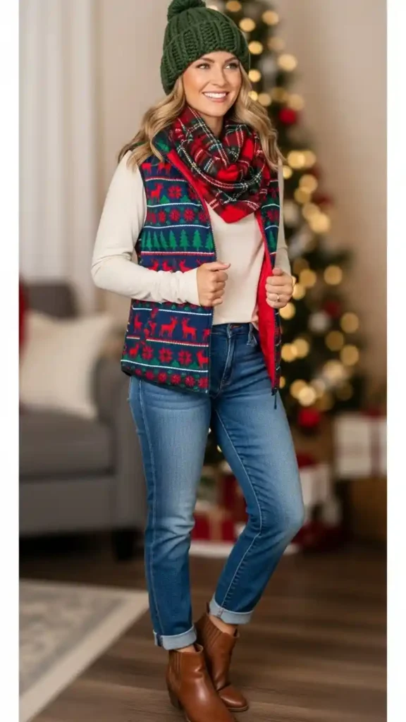 layered-tee-with-festive-vest