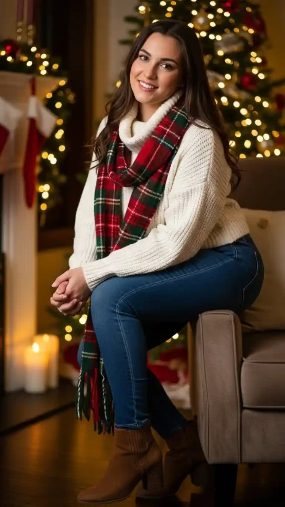 plaid-flannel-shirt-with-leggings
