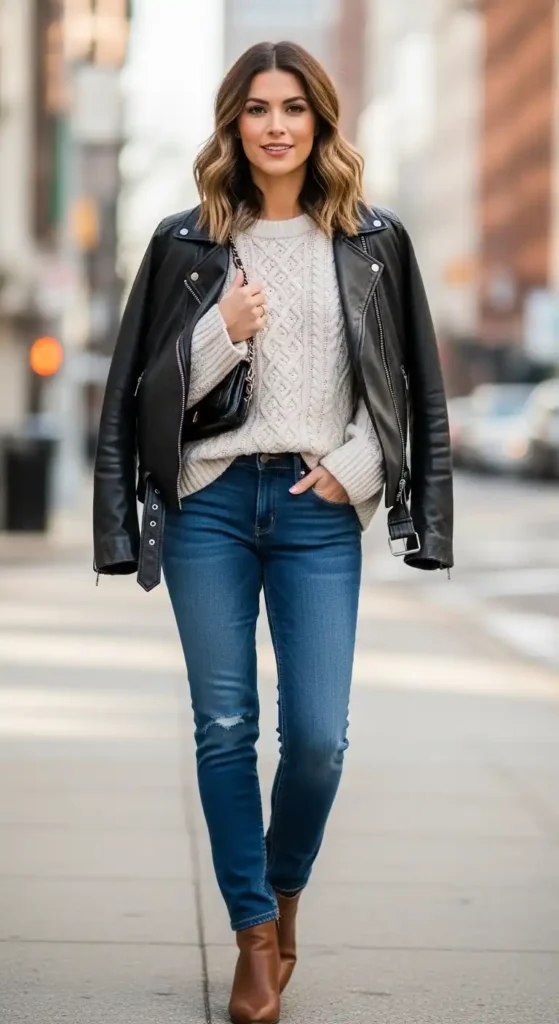 leather-jacket-sweater-jeans