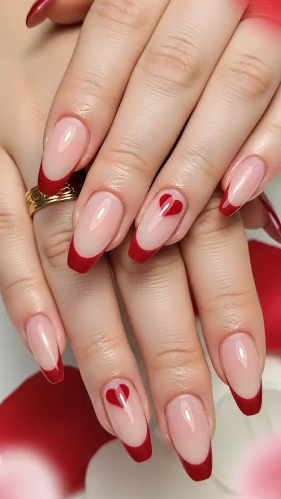 french-tip-red-line