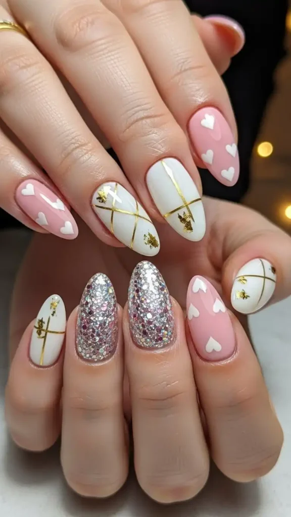 glitter-accent-nail