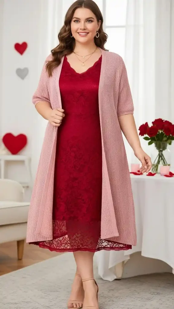lace-midi-dress-with-longline-cardigan