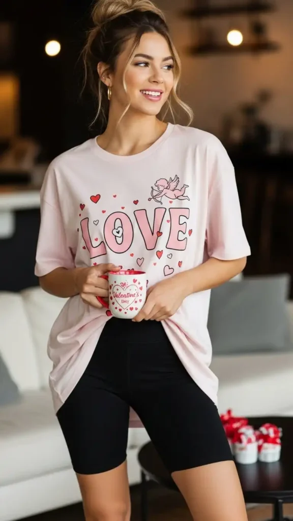 oversized-graphic-tee-with-biker-shorts