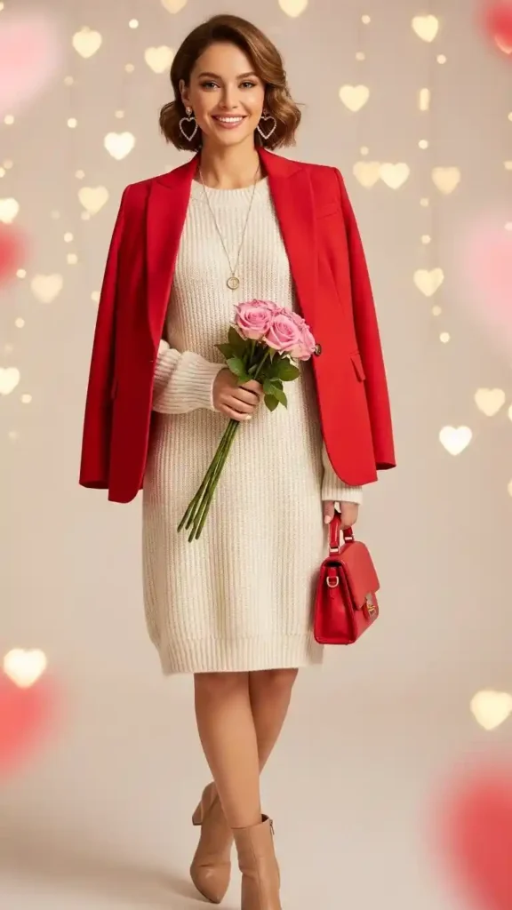 sweater-dress-with-blazer