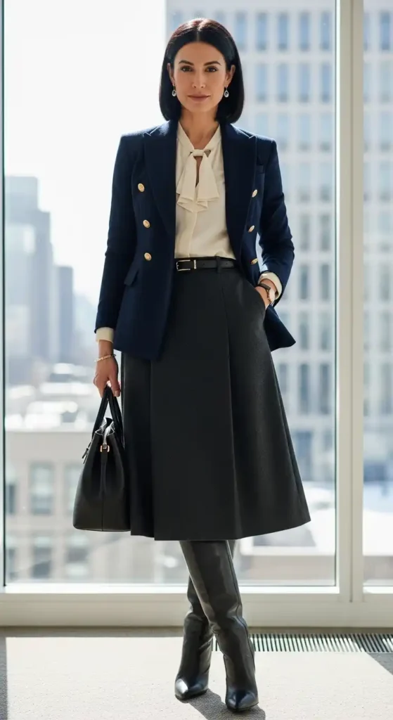a-line-skirt-with-tall-boots