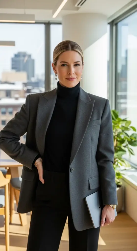 blazer-paired-with-a-turtleneck