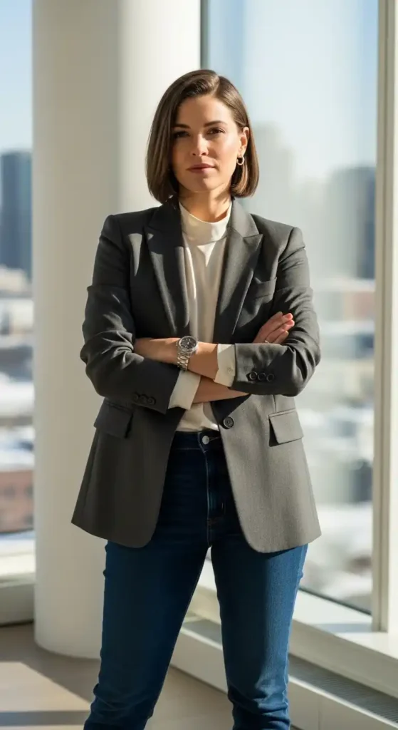 blazer-and-jeans-for-professional-chic