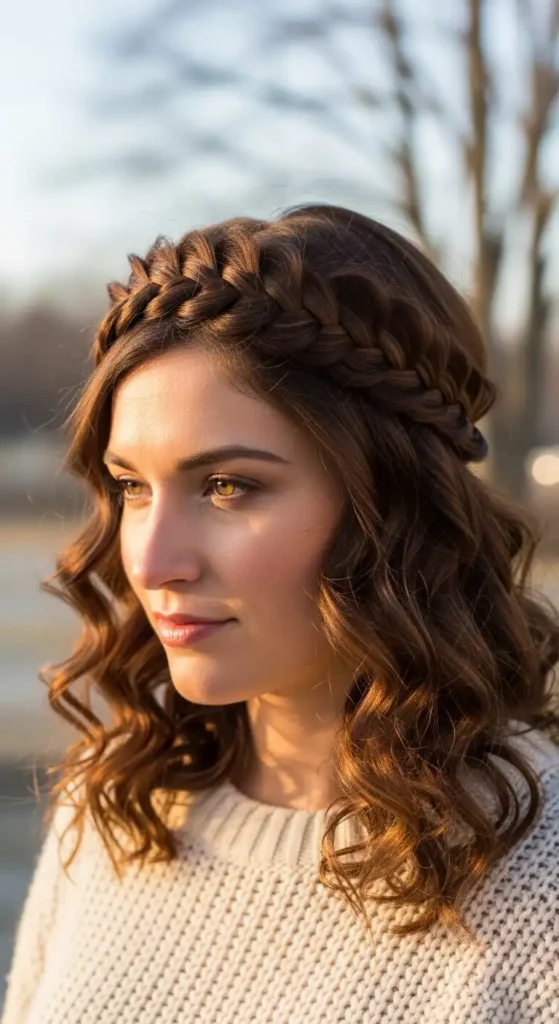braided-curly-headband