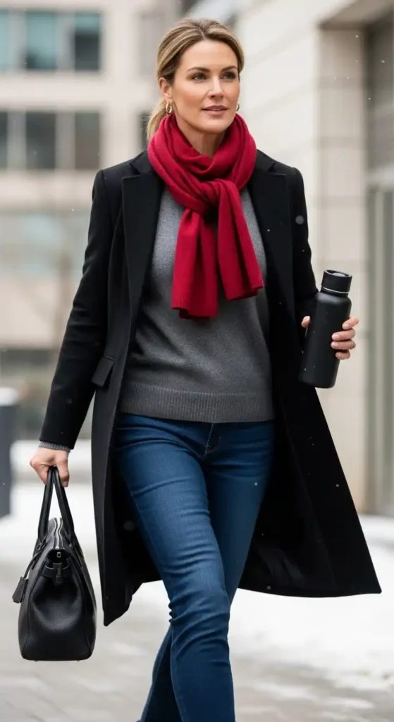 dark-jeans-with-crewneck-sweater