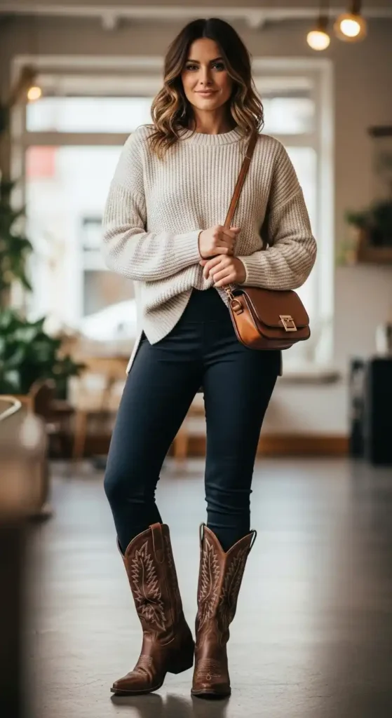 leggings-western-boots