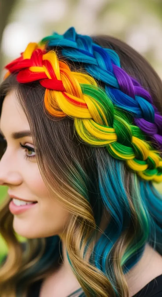 rainbow-braids