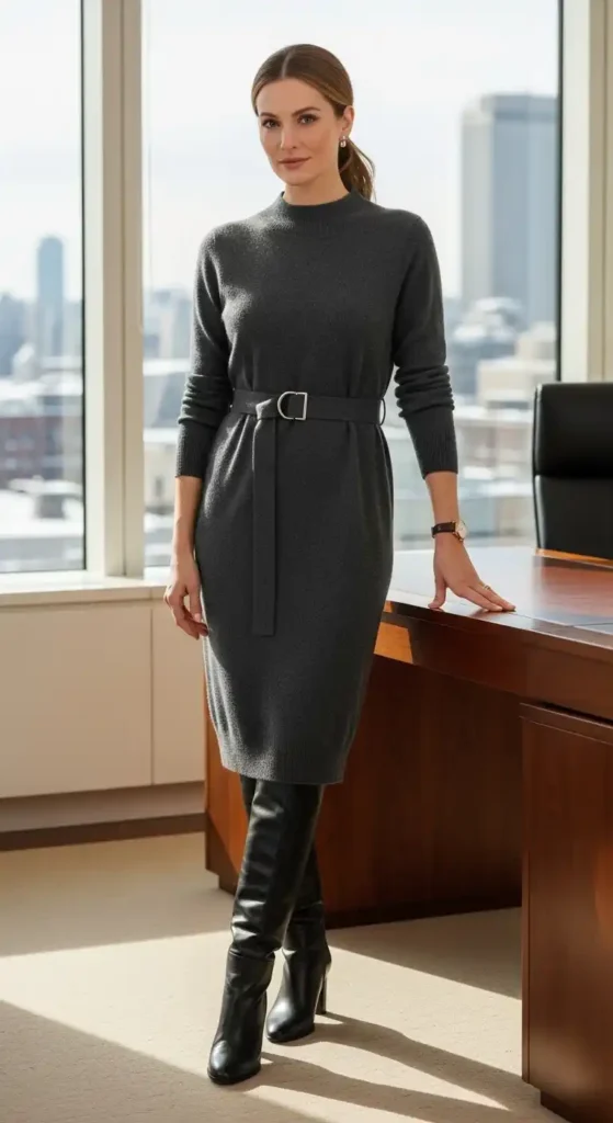 sweater-dress-with-knee-high-boots