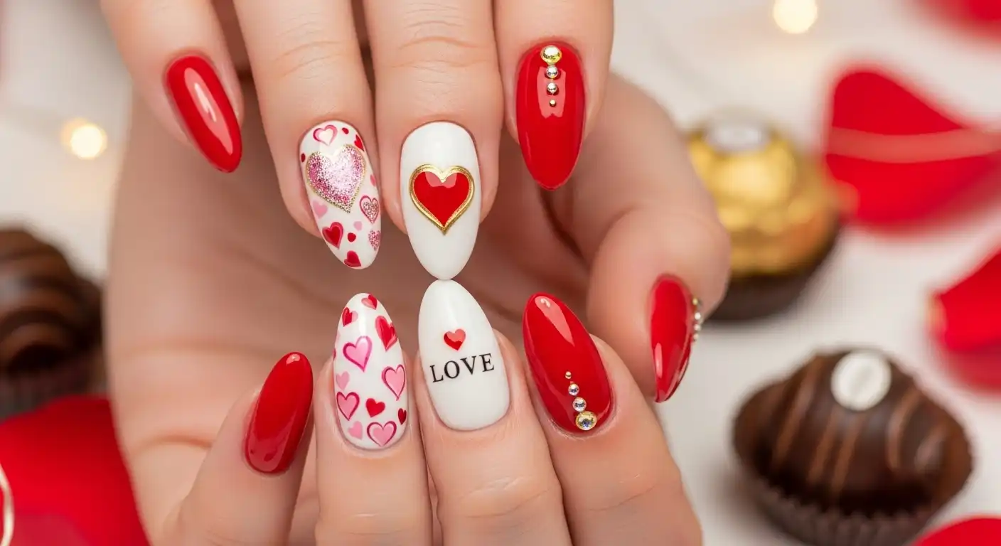 eye-catching-valentines-nails