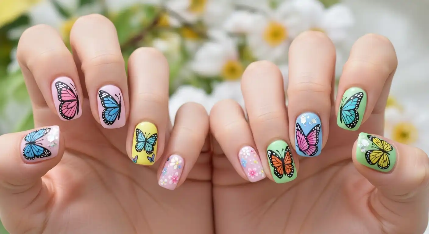 spring-butterfly-nail