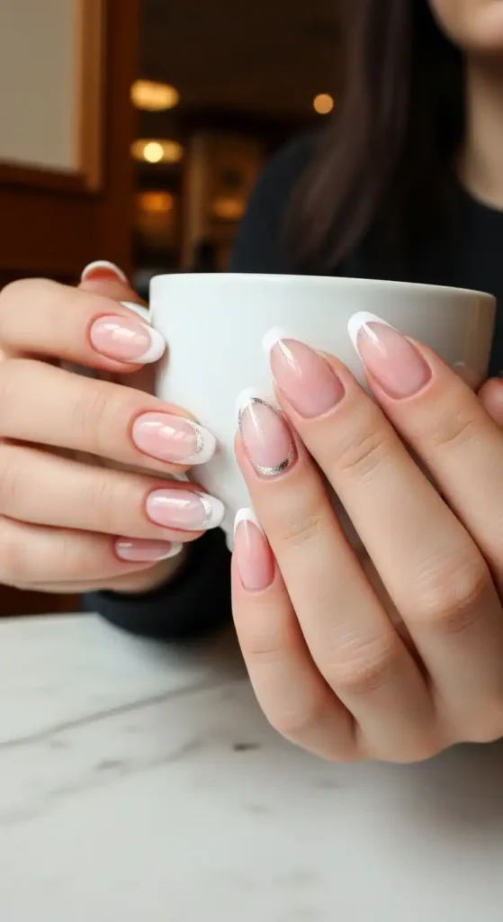 french-tip-with-a-soft-twist