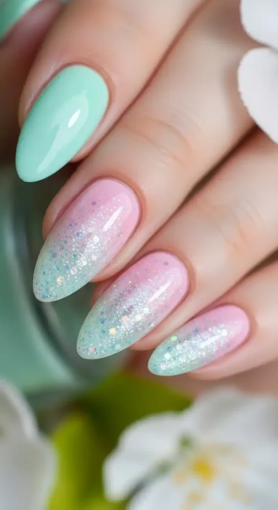 gradient-glitter-nails
