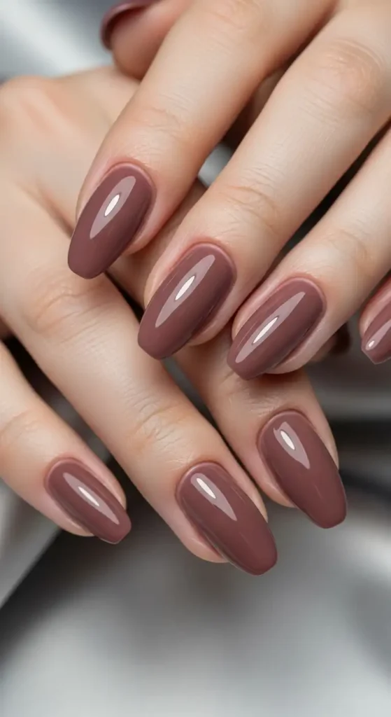 mauve-nails-with-gloss-finish