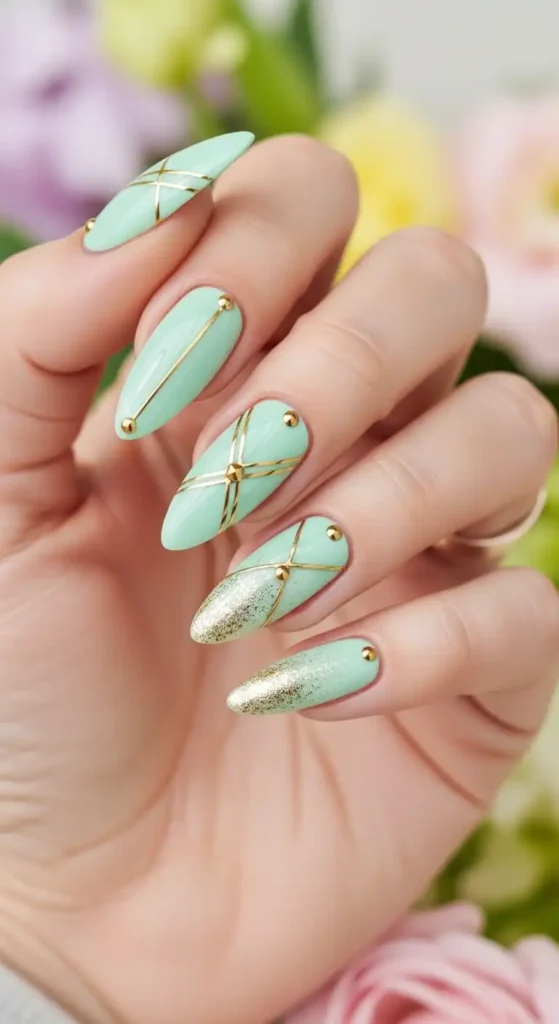 mint-green-and-gold-accents