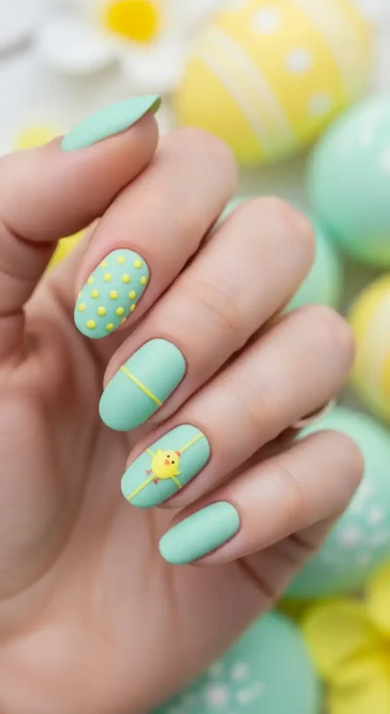 mint-green-and-yellow-accent