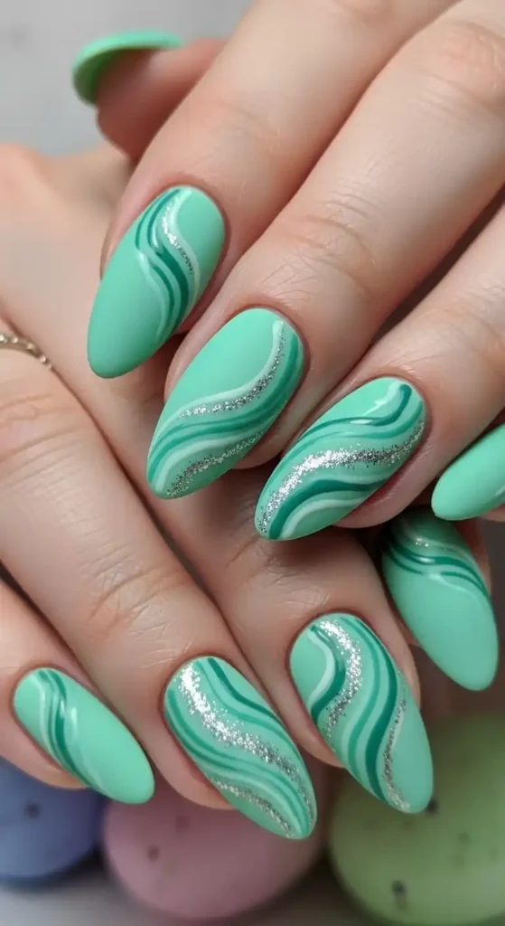 mint-green-with-subtle-swirls