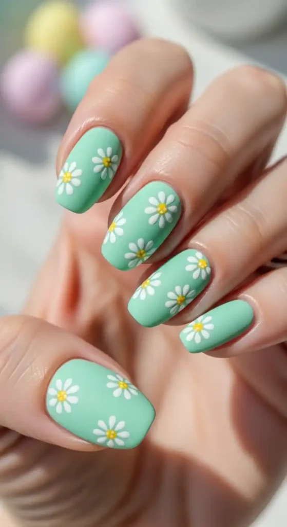 mint-green-with-white-daisy-accents