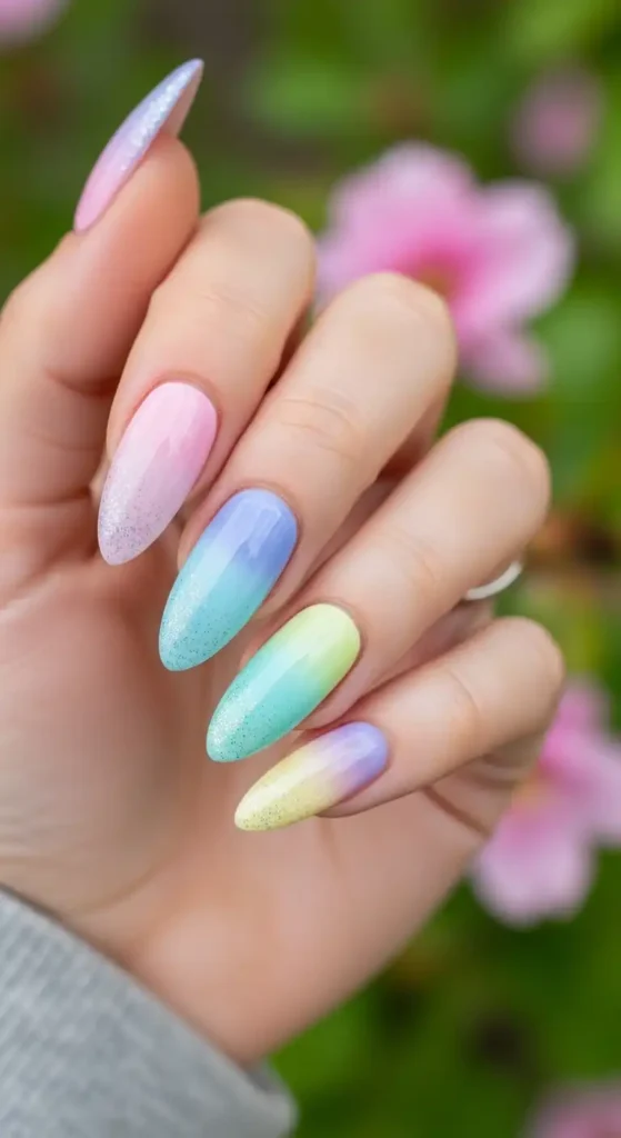 pastel-ombre-with-glitter-tips