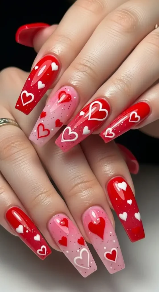 red-and-pink-ombre-nail
