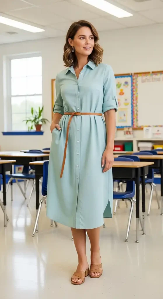 shirt-dress-with-belted-waist