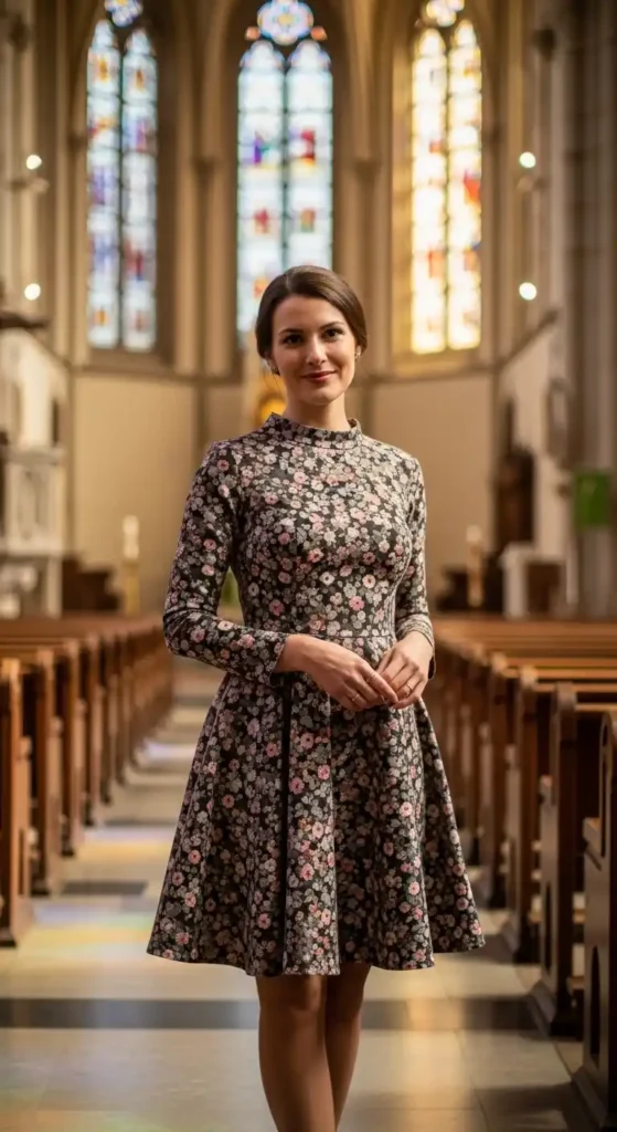 knee-length-skater-dress