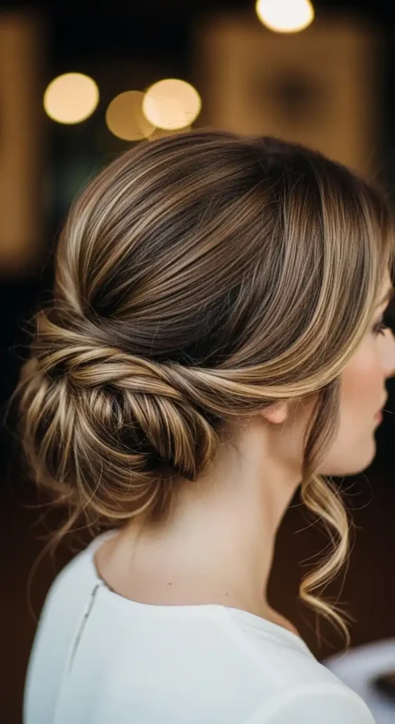 romantic-soft-waves-with-loose-updo