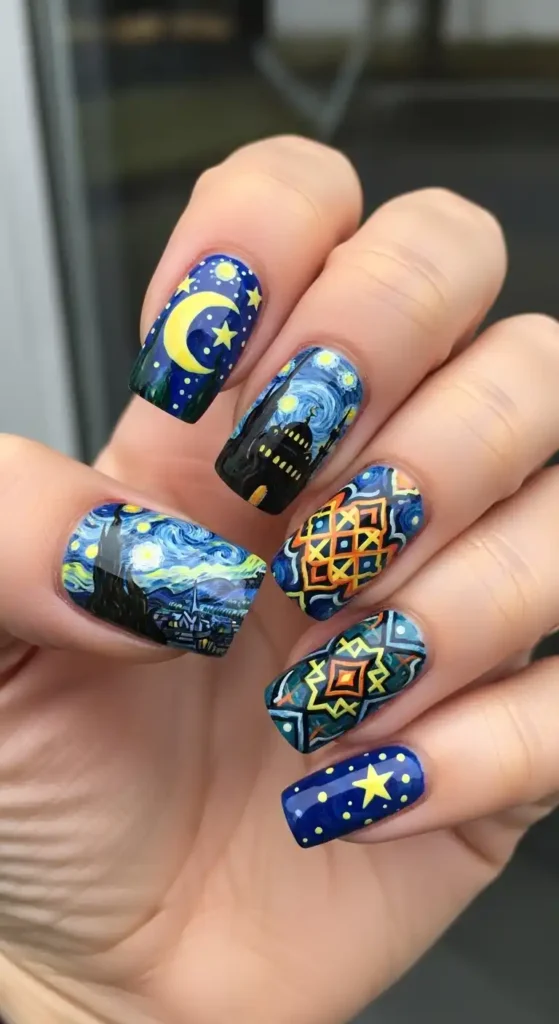 starry-night-nails