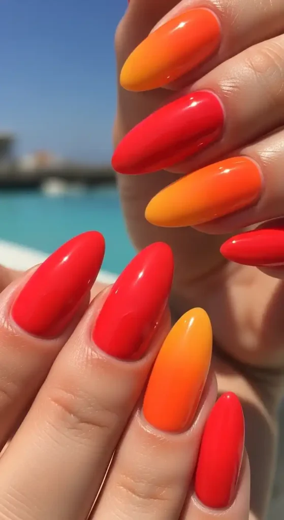 bright-red-to-orange-ombre