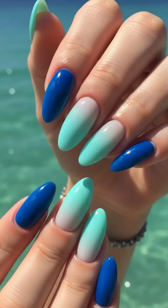 ocean-blue-to-aqua-ombre