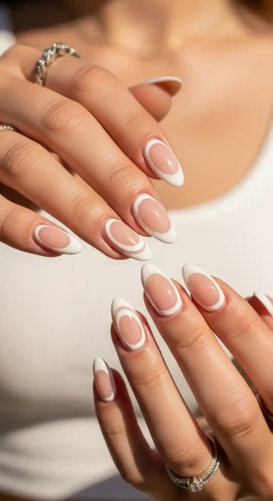 sleek-white-crescents