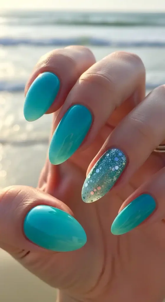 teal-to-turquoise-ombre