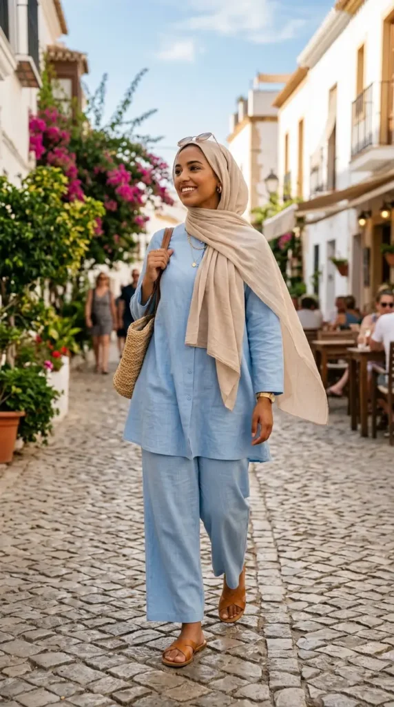 cotton-co-ord-set-with-draped-hijab