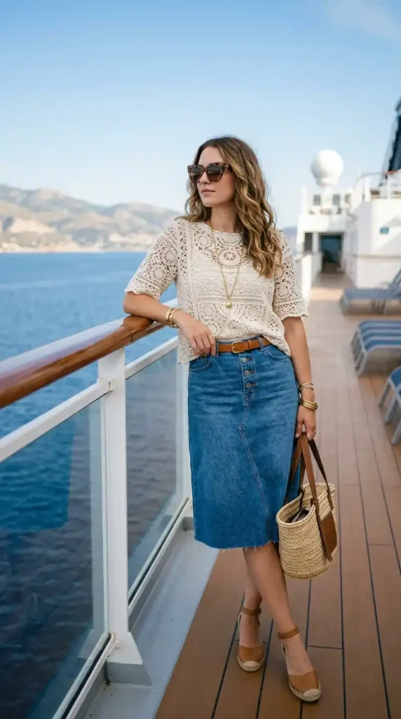crochet-top-with-denim-skirt