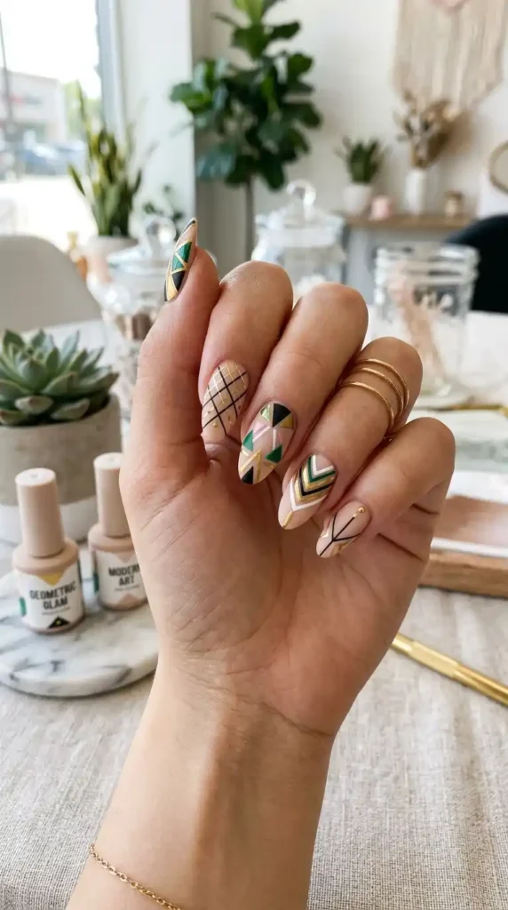 geometric-nail-art