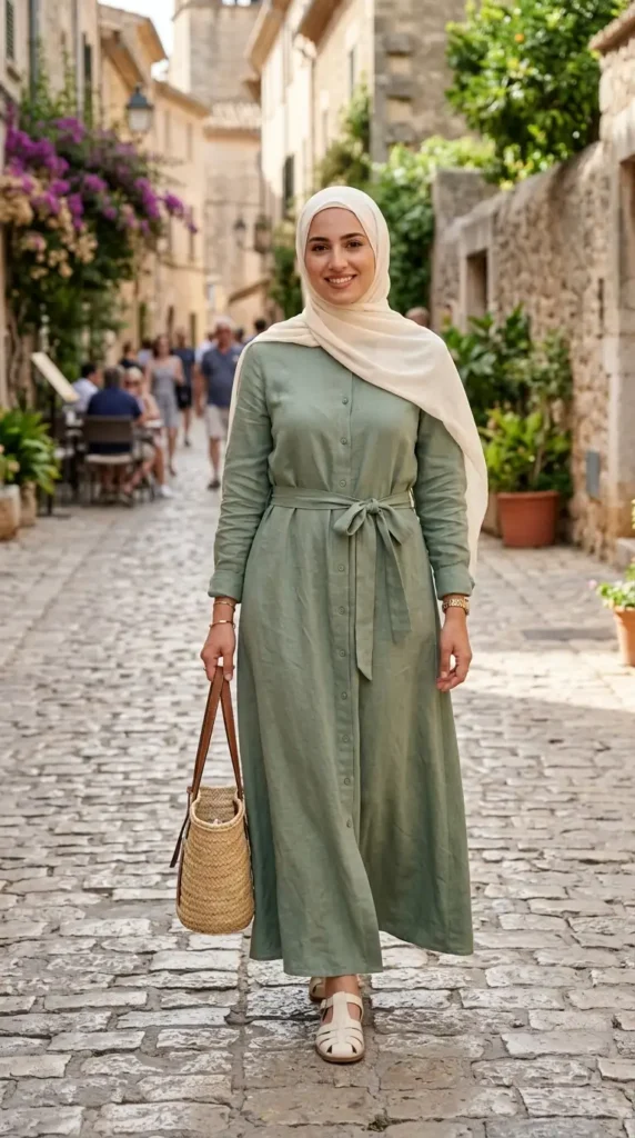 modest-shirt-dress-with-belt