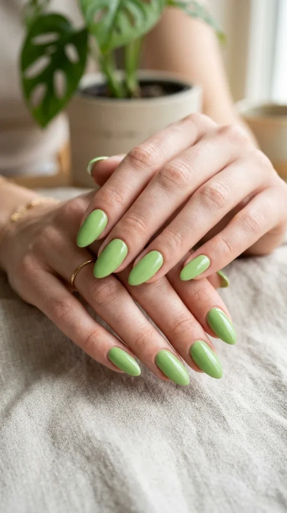 pistachio-green-nails
