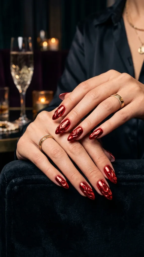 red-fire-chrome-nails