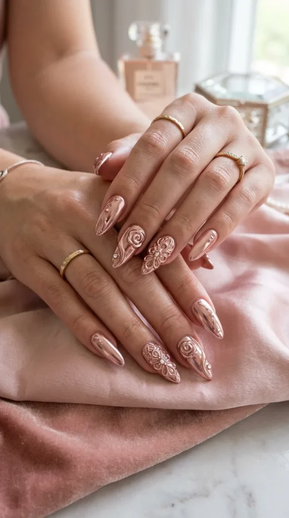 rose-tint-chrome-elegance-nails